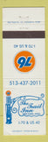 Matchbook Cover - Union 76 oil gas Trail Inn New Paris OH