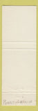 Matchbook Cover - Chevron oil gas Auto Service Reading Lebanon Pottstown PA