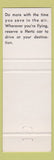 Matchbook Cover - Hertz Car Rentals Continental Airlines
