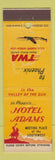 Matchbook Cover - TWA Airlines Hotel Adams Phoenix AZ