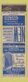 Matchbook Cover - Hotel Majestic Chicago IL WORN