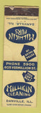 Matchbook Cover - Millikin Furs Danville IL WORN