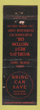 Matchbook Cover - World's Best Motor Oil Chicago IL WEAR