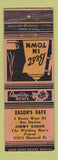 Matchbook Cover - Eason's Cafe Carlsbad NM