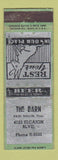 Matchbook Cover - The Barn San Diego CA ADVANCE WEAR
