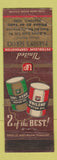 Matchbook Cover - Parson's oil gas United Petroleum Hastings NE WORN