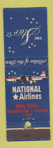 Matchbook Cover - National Airlines The Star Columbus Hotel Miami FL