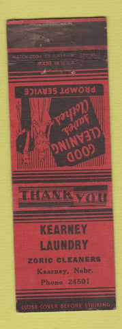Matchbook Cover - Kearney Laundry NE WEAR