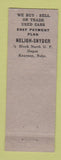 Matchbook Cover - Naligh Snyder Used Cars Kearney NE