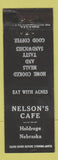 Matchbook Cover - Nelson's Cafe Holdrege NE WEAR