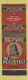 Matchbook Cover - Roosevelt Hotel New Orleans LA WEAR