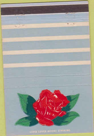 Matchbook Cover - Shannon Hotel Glasgow MT rose room 40 Strike