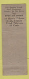 Matchbook Cover - Eason's Cafe Carlsbad NM