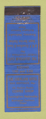 Matchbook Cover - Grantham Cafe Lexington NE WEAR