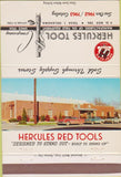 Matchbook Cover - Hercules Red Tools Tulsa OK 40 Strike
