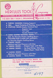 Matchbook Cover - Hercules Red Tools Tulsa OK 40 Strike