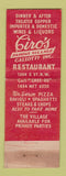 Matchbook Cover - Ciro's Restaurant Washington DC WEAR