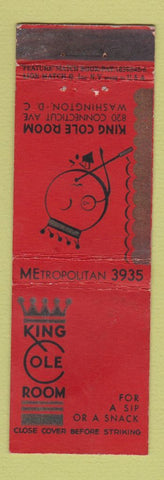 Matchbook Cover - King Cole Room Washington DC feature WEAR