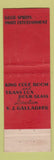 Matchbook Cover - King Cole Room Washington DC feature WEAR