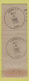 Matchbook Cover - Williams Roofing Little Rock Waterloo AR POSTAL STAMP Abbott