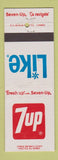 Matchbook Cover - 7Up Soda Like Drink Canada