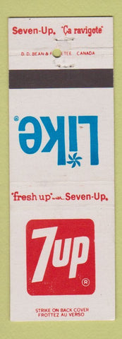 Matchbook Cover - 7Up Soda Like Drink Canada