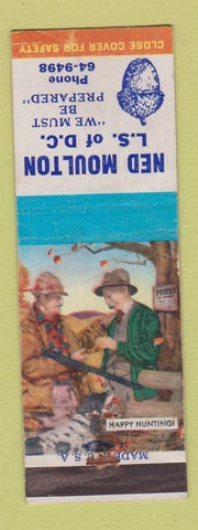 Matchbook Cover - Ned Moulton LS of DC
