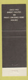 Matchbook Cover - Alioto's San Francisco CA WEAR
