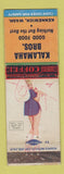 Matchbook Cover - Kalamaha Bros Restaurant Kennewick WA pinup