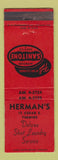 Matchbook Cover - Herman's Laundry