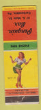 Matchbook Cover - Penguin Bar Carbondale PA pinup WEAR