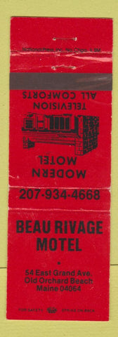 Matchbook Cover - Beau Rivage Motel Old Orchard Beach ME