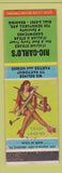Matchbook Cover - Ric Carlo's Italian Restaurant Reading PA pinup WEAR