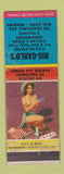 Matchbook Cover - Ric Carlo's Italian Restaurant Reading PA pinup WEAR
