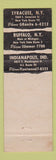 Matchbook Cover - Mohawk Manor Motor Hotel Syracuse Buffalo NY Indianapolis