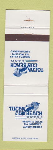 Matchbook Cover - Tucan Cun Beach Cancun Mexico