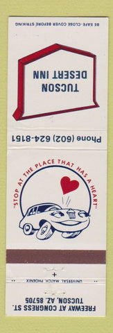 Matchbook Cover - Tucson Desert Inn AZ