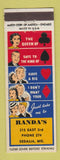 Matchbook Cover - Randa's Sedalia MO