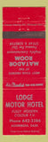 Matchbook Cover - Lodge Motor Hotel Assiniboia SK
