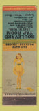Matchbook Cover - Boulevard Tap Room pinup WEAR