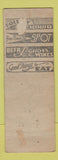 Matchbook Cover - Boulevard Tap Room pinup WEAR