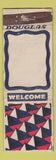 Matchbook Cover - Douglas Match Geometric Design WORN