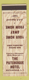 Matchbook Cover - Patchogue Hotel LI NY