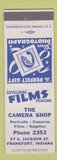 Matchbook Cover - The Camera Shop Frankfort IN