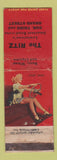 Matchbook Cover - Ritz Lewistown PA pinup WEAR