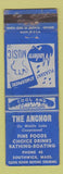 Matchbook Cover - The Anchor Restaurant Southwick MA WEAR