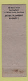 Matchbook Cover - The Anchor Restaurant Southwick MA WEAR