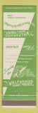 Matchbook Cover - Valparaiso Bank and Trust FL #2