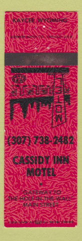 Matchbook Cover - Cassidy Inn Motel Kaycee WY