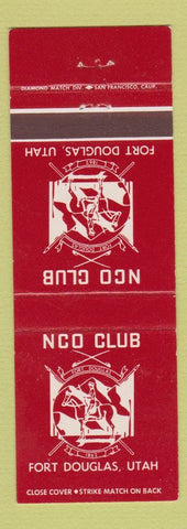 Matchbook Cover - NCO Club Fort Douglas UT Military